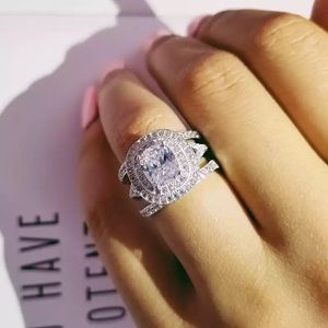 3pcs S925 bridal engagment ring